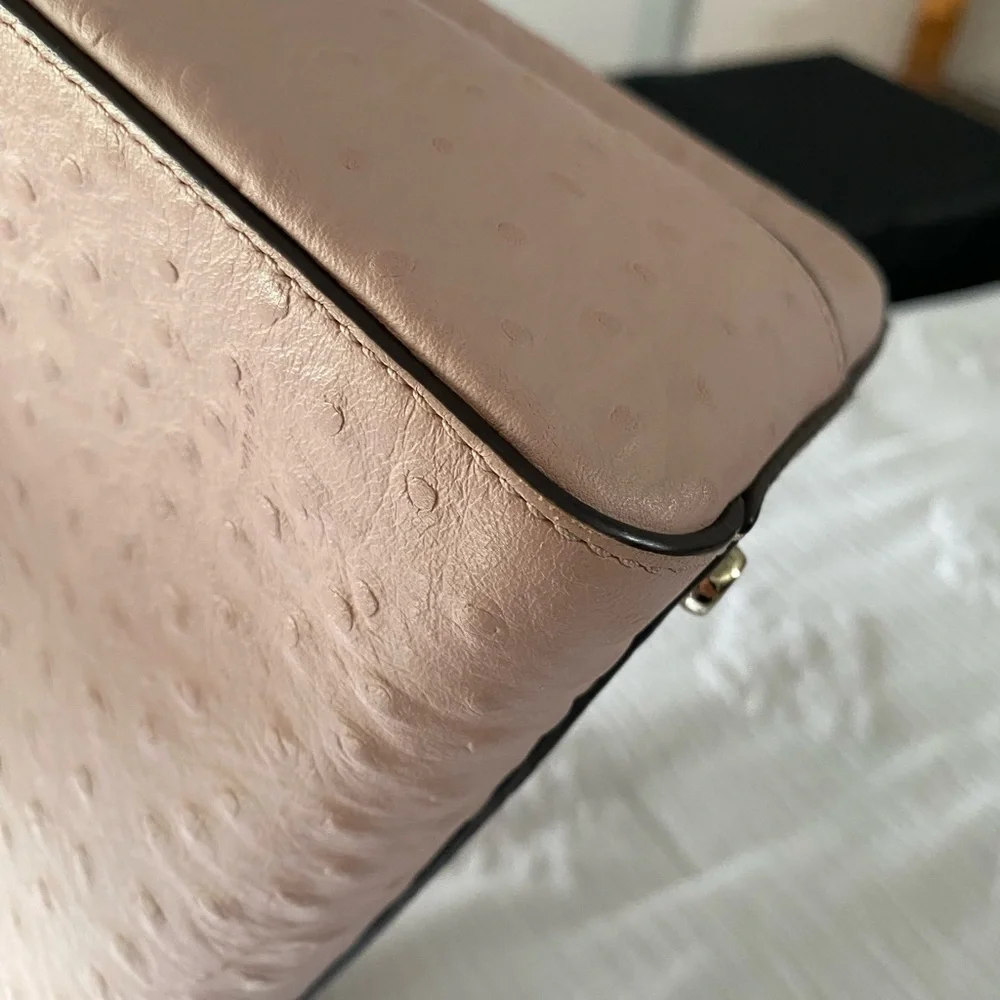 Kate Spade Blush Textured Tote with strap - Picture 13 of 16